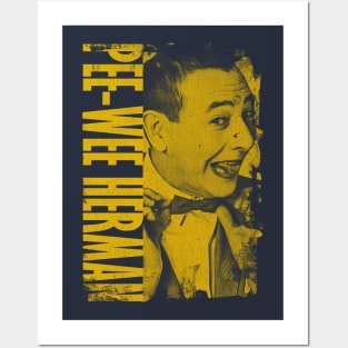 Pee-Wee Herman Yellow Vintage Posters and Art